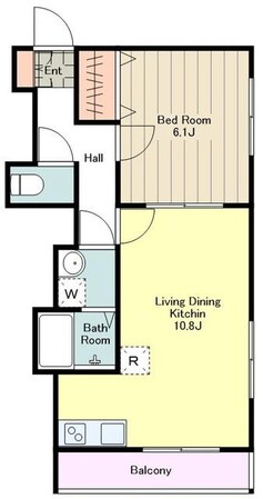 ドミール弐番館の物件間取画像